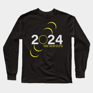 2024 TOTAL SOLAR ECLIPSE Long Sleeve T-Shirt